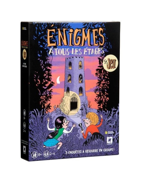 Énigmes à Tous les Étages - Jeu de Société - Jeu pour Juniors - Bayard Jeux