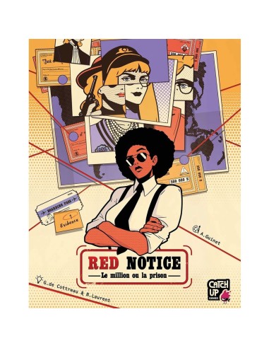 Red Notice - Jeu de Société - Jeu 2 Joueurs - Catch Up Games