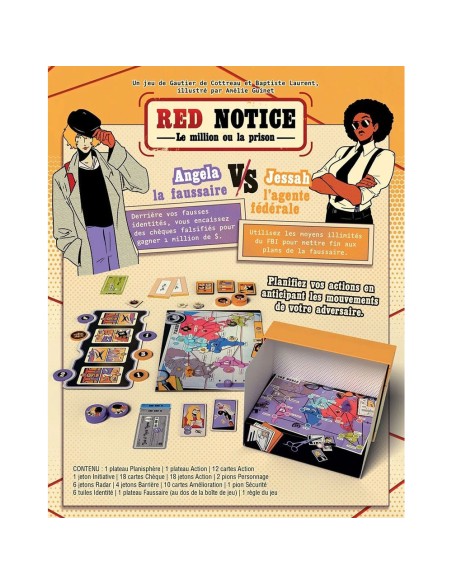 Red Notice - Jeu de Société - Jeu 2 Joueurs - Catch Up Games