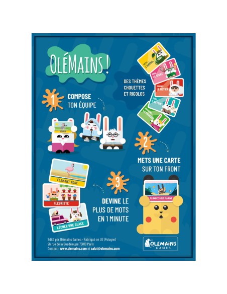 OléMains! Famille - Kyhu - Jeux de société - Olemains Games