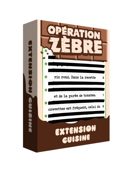Opération Zèbre - Extension Cuisine - Games - Jeux de société - Big Moustache