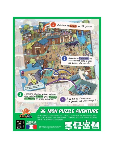 Mon Puzzle Aventure - Petits Détectives - Jeux de société - Game Flow