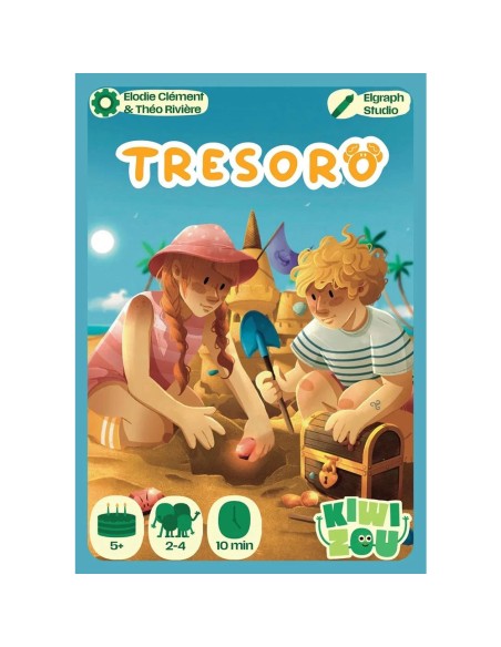 Tresoro - Jeu de Société - Jeu de Cartes - Dès 5 Ans - Kiwizou