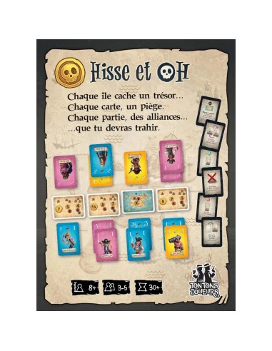 Hisse et Oh - Jeu de Cartes - Jeu d'Ambiance - Jeu de Société - Les Tontons Joueurs