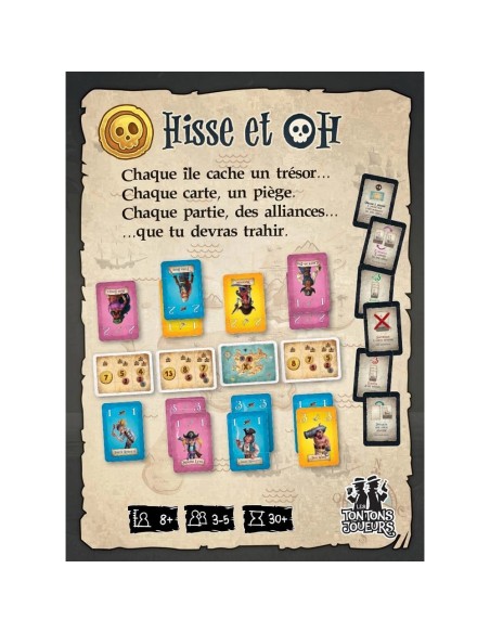 Hisse et Oh - Jeu de Cartes - Jeu d'Ambiance - Jeu de Société - Les Tontons Joueurs