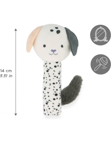 Hochet avec miroir en forme de chiot pour bébé - Kaloo