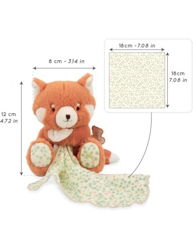 Doudou lange panda roux - Pour bébé dès la naissance - Kaloo