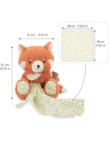 Doudou lange panda roux - Pour bébé dès la naissance - Kaloo