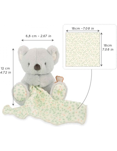 Doudou lange koala panda roux - Pour bébé dès la naissance - Kaloo