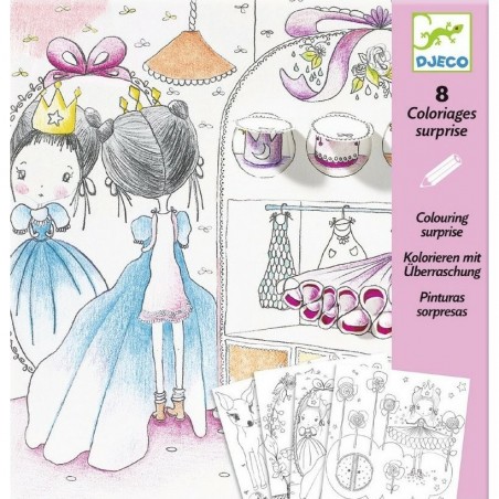 Coloriages Djeco surprise "Les Petites Portes De Pupi"