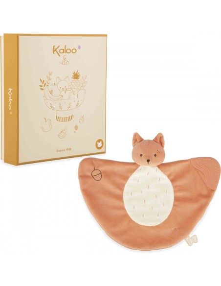 Doudou de dentition Écureuil Grignoti - Cadeau de naissance - Kaloo