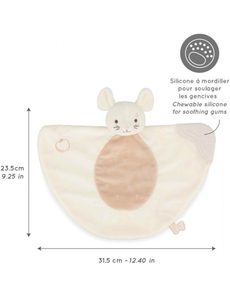 Doudou de dentition Souris Grignoti - Cadeau de naissance - Kaloo