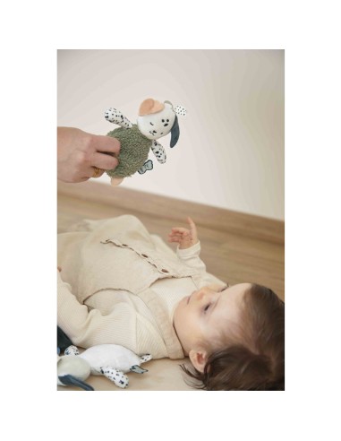 Set de 3 doudous sensoriels chiens, à caresser - Dès la naissance - Kaloo