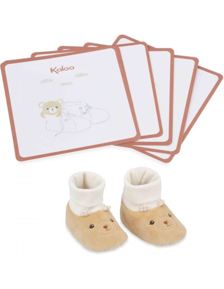 Coffret chaussons et cartes de naissance - Dès la naissance - Kaloo