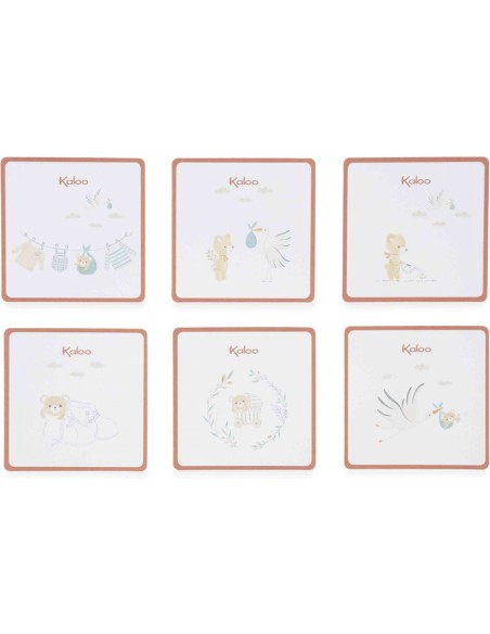 Coffret chaussons et cartes de naissance - Dès la naissance - Kaloo