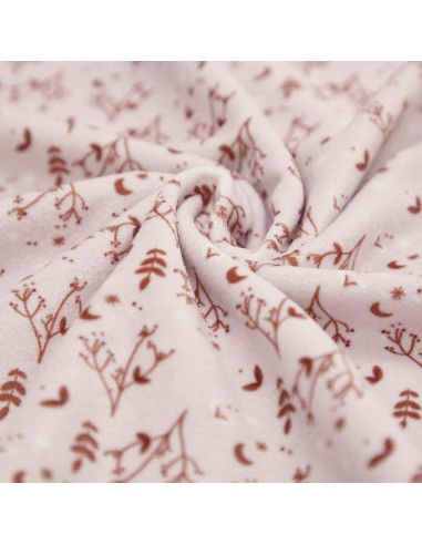 Couverture doudou lapin, en micro-velours recyclé - Terracotta - Kaloo