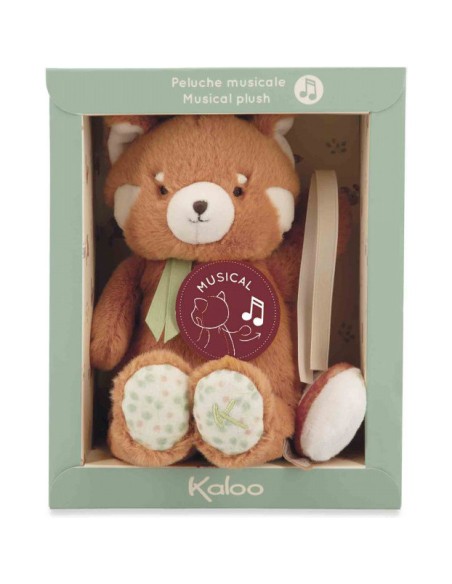 Peluche musicale panda roux - Pour bébé dès la naissance - Kaloo