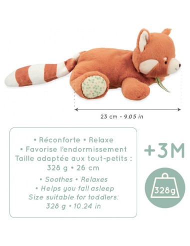 Peluche lestée Panda roux - Cadeau de naissance - Kaloo