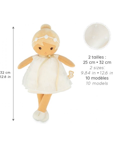 Poupée en tissu 32cm Daphné - Pour bébé dès la naissance - Kaloo