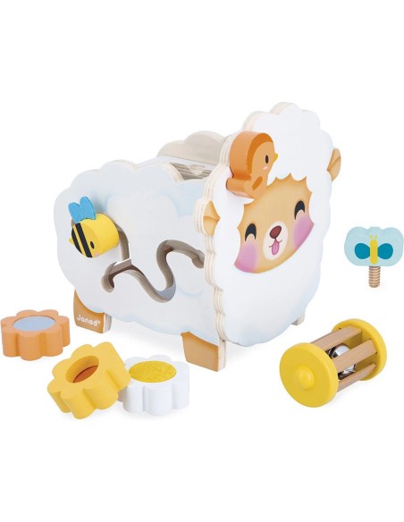 Mouton Multi-Activités : Manipulation & Encastrement - Janod