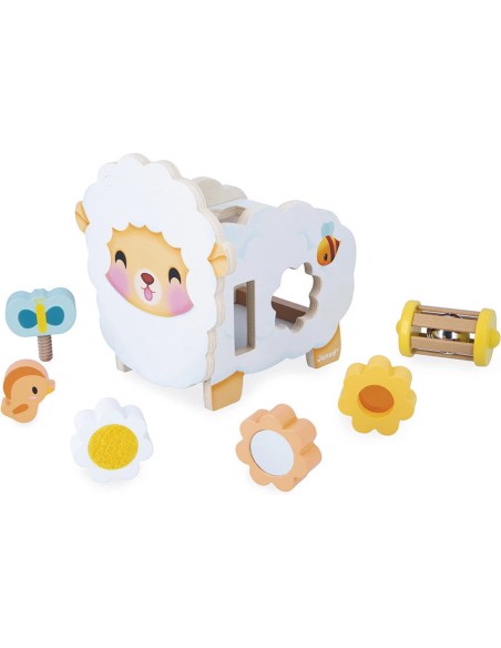 Mouton Multi-Activités : Manipulation & Encastrement - Janod