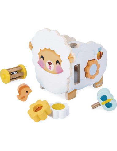 Mouton Multi-Activités : Manipulation & Encastrement - Janod