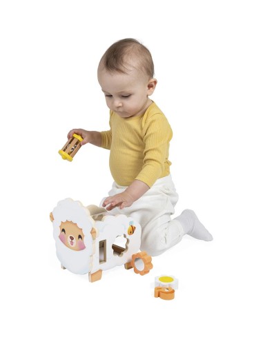 Mouton Multi-Activités : Manipulation & Encastrement - Janod