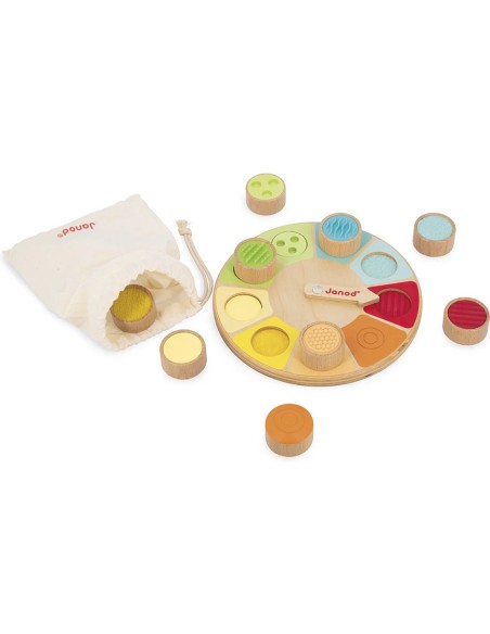 Roue mémo touch Sensoriel - Jeu éducatif enfant - Janod