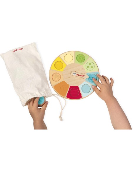 Roue mémo touch Sensoriel - Jeu éducatif enfant - Janod