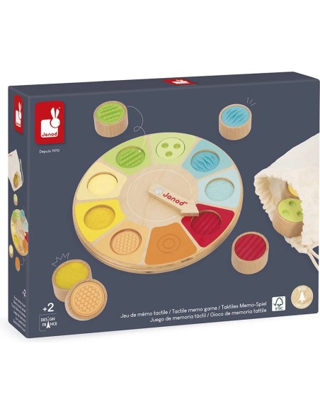 Roue mémo touch Sensoriel - Jeu éducatif enfant - Janod