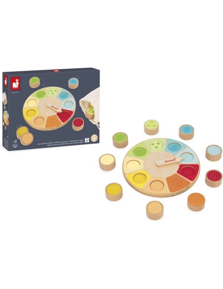 Roue mémo touch Sensoriel - Jeu éducatif enfant - Janod