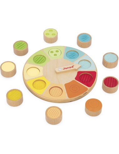 Roue mémo touch Sensoriel - Jeu éducatif enfant - Janod