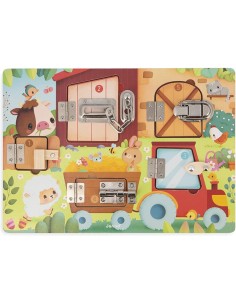 Planche à Verrous La Ferme : Jeux éducatifs - Janod