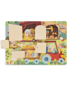 Planche à Verrous La Ferme : Jeux éducatifs - Janod 2