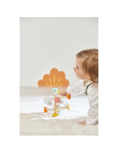 Balle sensorielle Pure - Jouet d'éveil en bois - Janod