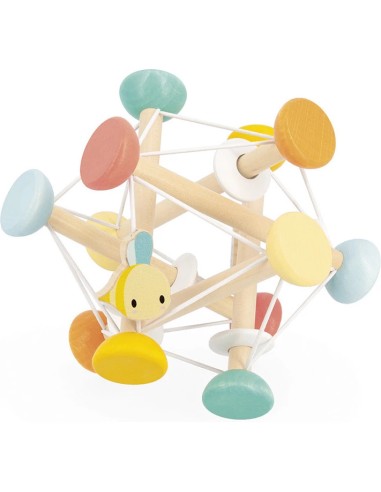 Balle sensorielle Pure - Jouet d'éveil en bois - Janod