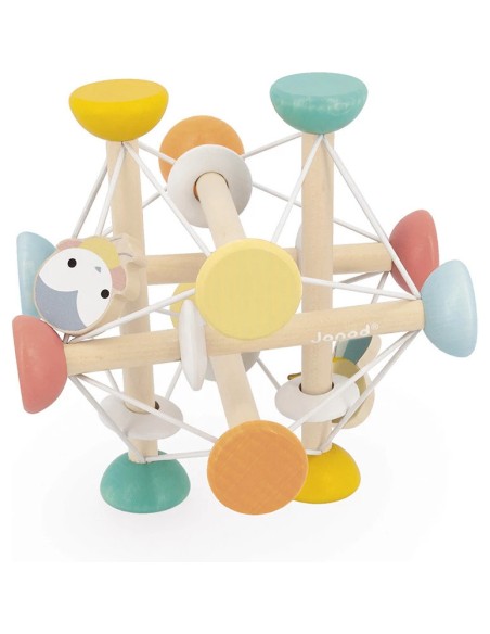 Balle sensorielle Pure - Jouet d'éveil en bois - Janod