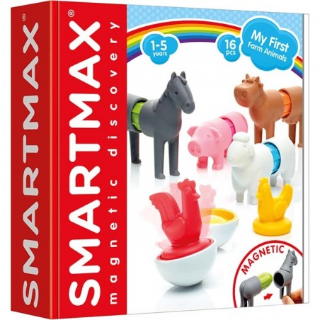 Les animaux de la ferme - Jeu magnétique - SmartMax