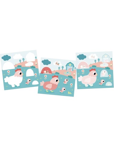 Coffret Créatif Feutre Magique La Ferme - 18 mois : Peinture par numéro & coloriage - Janod