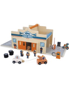 Mon premier garage Cross Roads - Jouet en bois - Janod