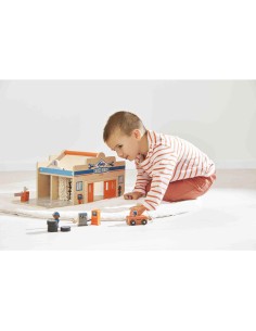 Mon premier garage Cross Roads - Jouet en bois - Janod 2
