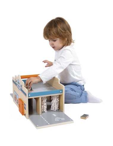 Mon premier garage Cross Roads - Jouet en bois - Janod