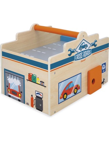 Mon premier garage Cross Roads - Jouet en bois - Janod