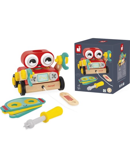 Robot Brico'Kids : Jeux de construction - Janod