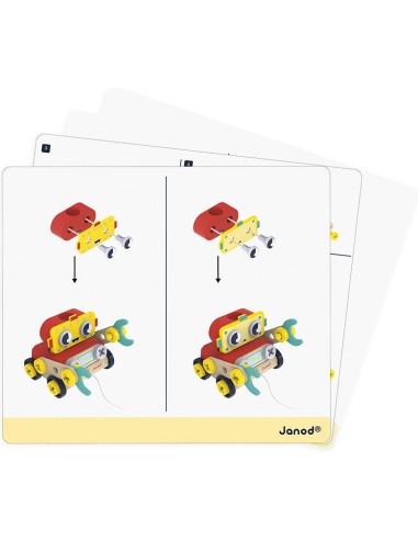 Robot Brico'Kids : Jeux de construction - Janod