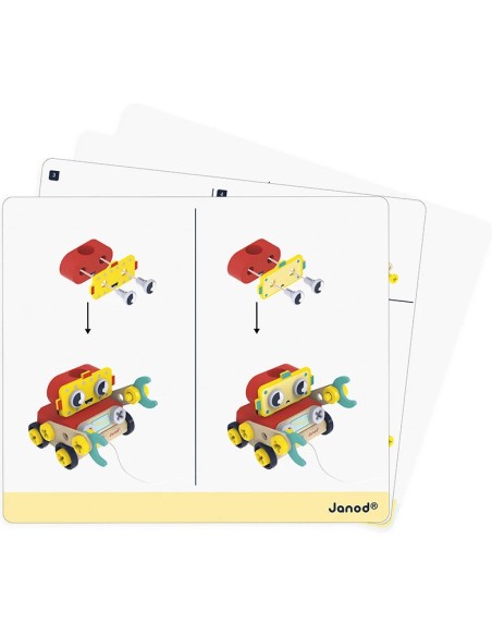 Robot Brico'Kids : Jeux de construction - Janod