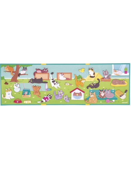 Magnéti'stories les Chats : Jeux éducatifs magnétiques - Janod