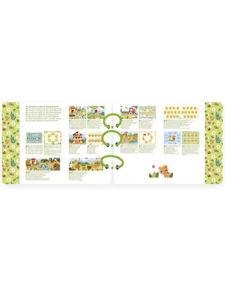 Busy-book Ferme en carton : Jeux éducatifs - Janod