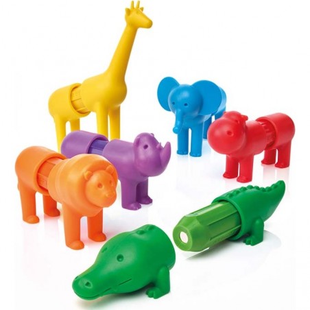 Les Animaux du Safari - Jeu magnétique - SmartMax