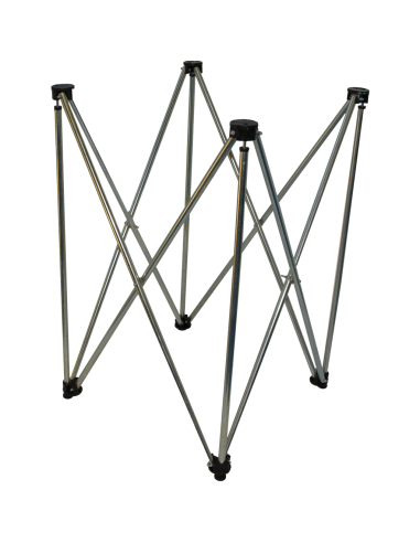 Pieds de Carrom en aluminium - Accessoire pour jeux en bois - Asmodee - Carrom Art